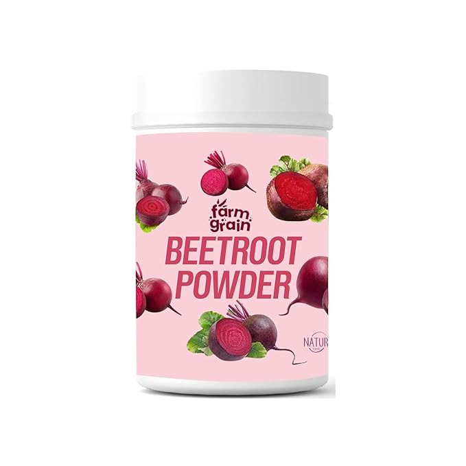 FARM GRAIN Natural Beetroot Powder 250g - Antioxidant Superfood for Peak Performance