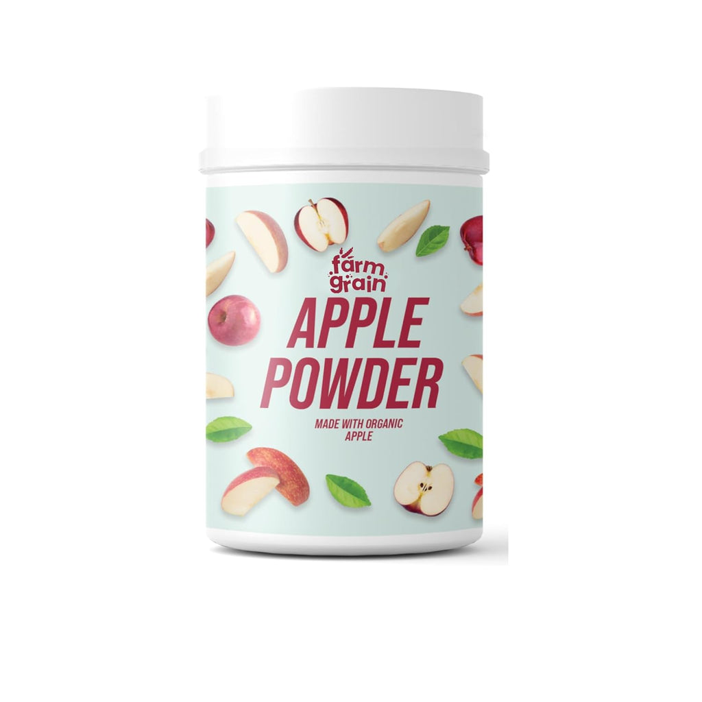 FARM GRAIN Apple Powder 250g | | No Added Sugar and Preservatives | Milkshakes | Dessert Recipes | Fruit Powder