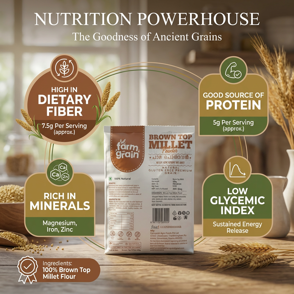 Brown top Millet powder 500g