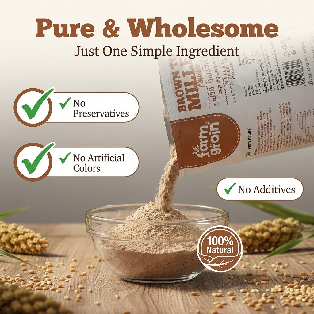 Brown top Millet powder 500g