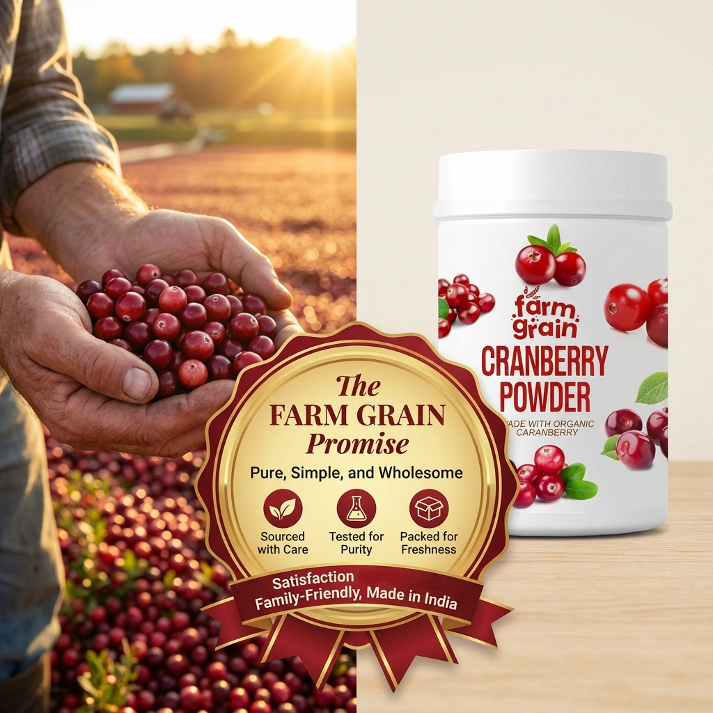 Cranberry Powder Made With Organic Carnberry 250g | High Antioxidants, Dietary Fiber | No Gluten | Immunity Booster