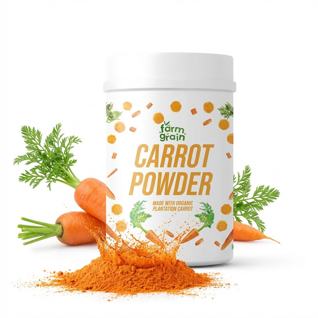 Carrot Powder 250 gm Earthy Flavor and Rich Source of Vitamins Culinary Uses Carrot powder for Drinking Perfect for Smoothies, Soups, Baked Goods, and Snacks