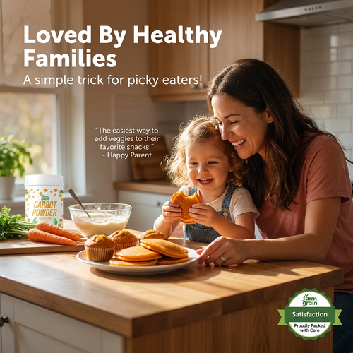 Carrot Powder 250 gm Earthy Flavor and Rich Source of Vitamins Culinary Uses Carrot powder for Drinking Perfect for Smoothies, Soups, Baked Goods, and Snacks