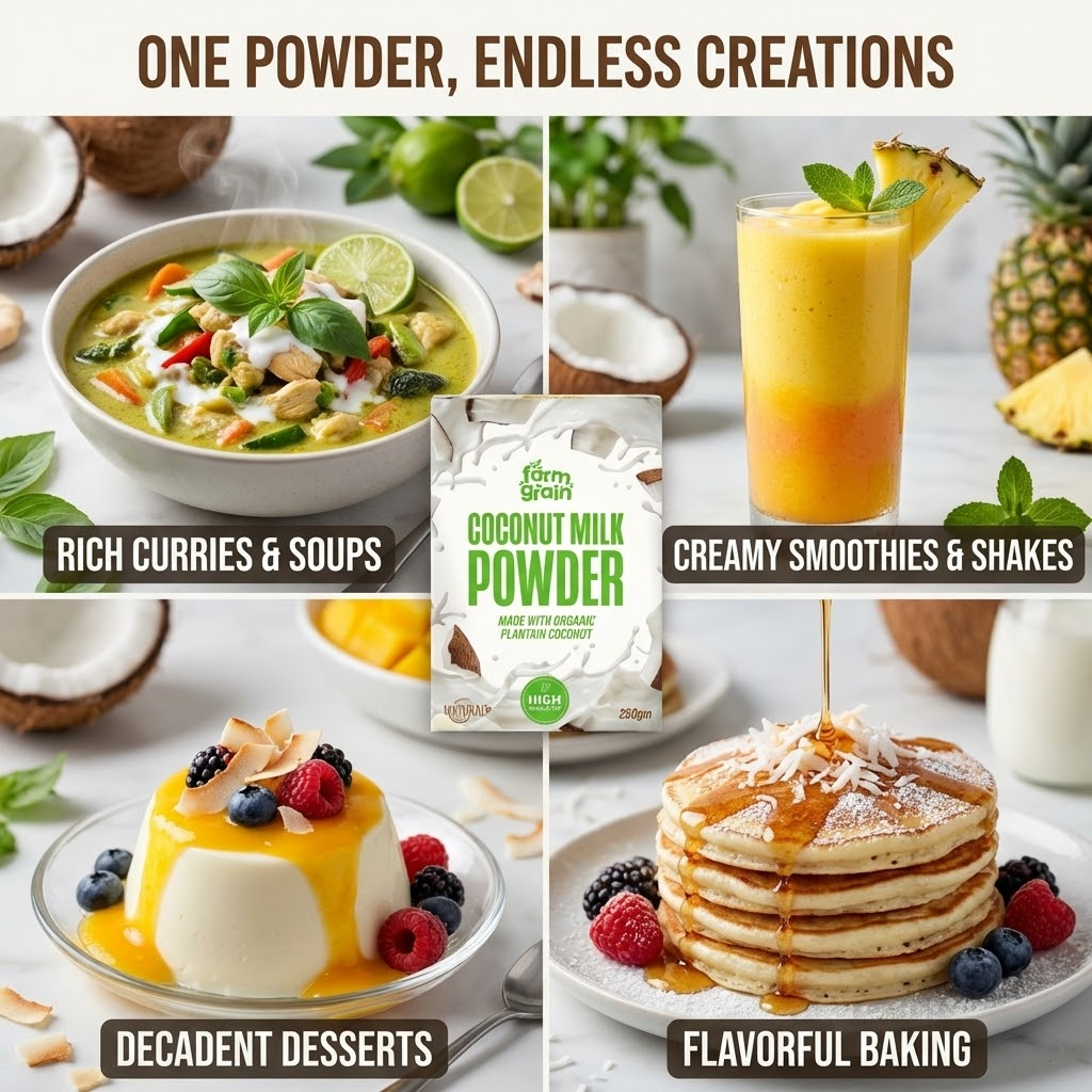 Coconut Milk High Fat Powder - 250g | Keto Friendly | Dairy Free