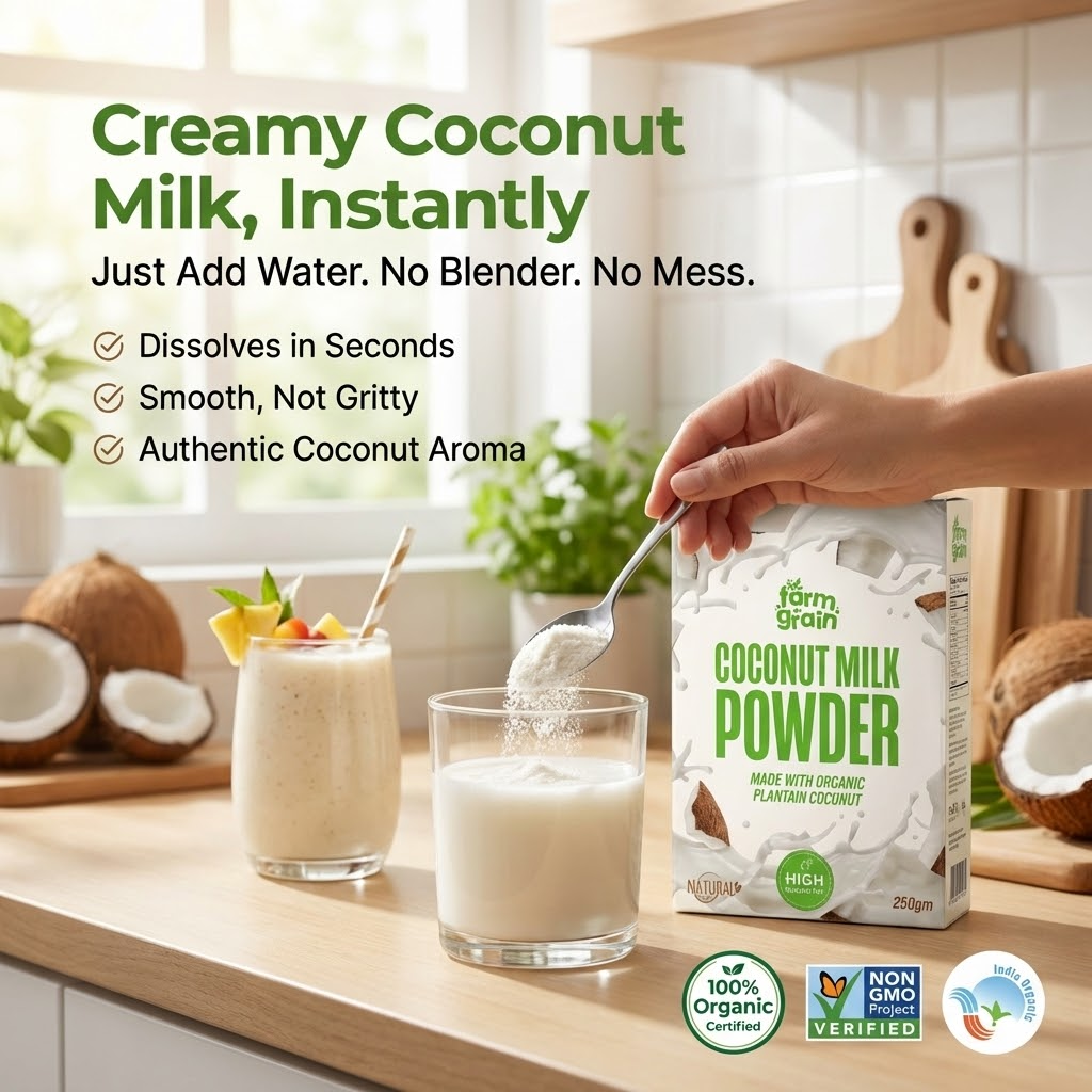 Coconut Milk High Fat Powder - 250g | Keto Friendly | Dairy Free
