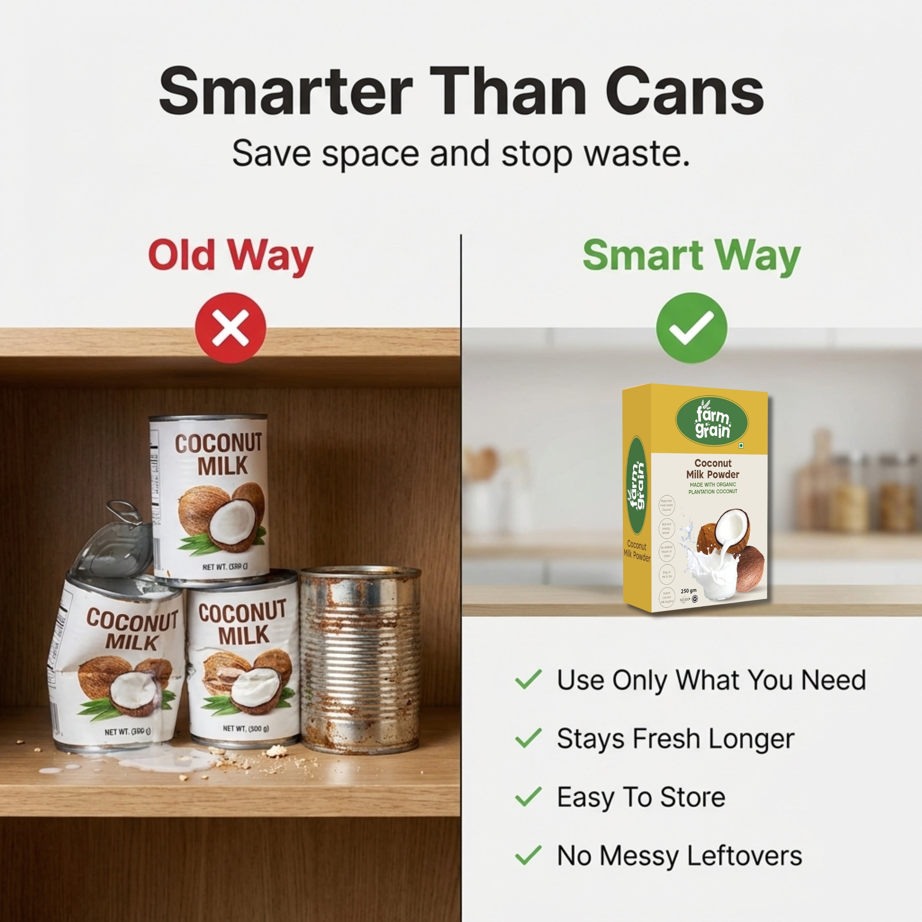 Coconut Milk Powder - 250g | Keto Friendly | Dairy Free