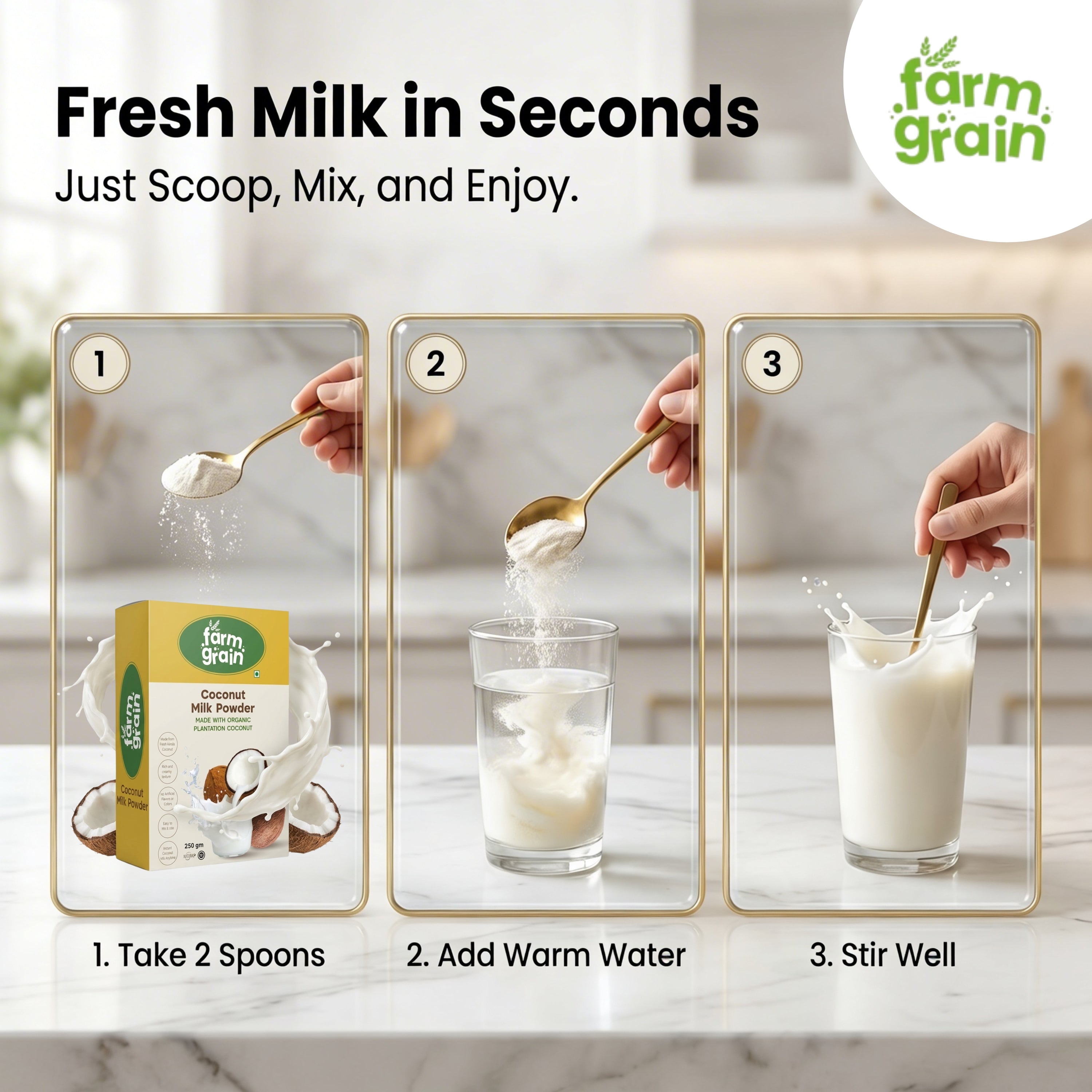 Coconut Milk Powder - 250g | Keto Friendly | Dairy Free