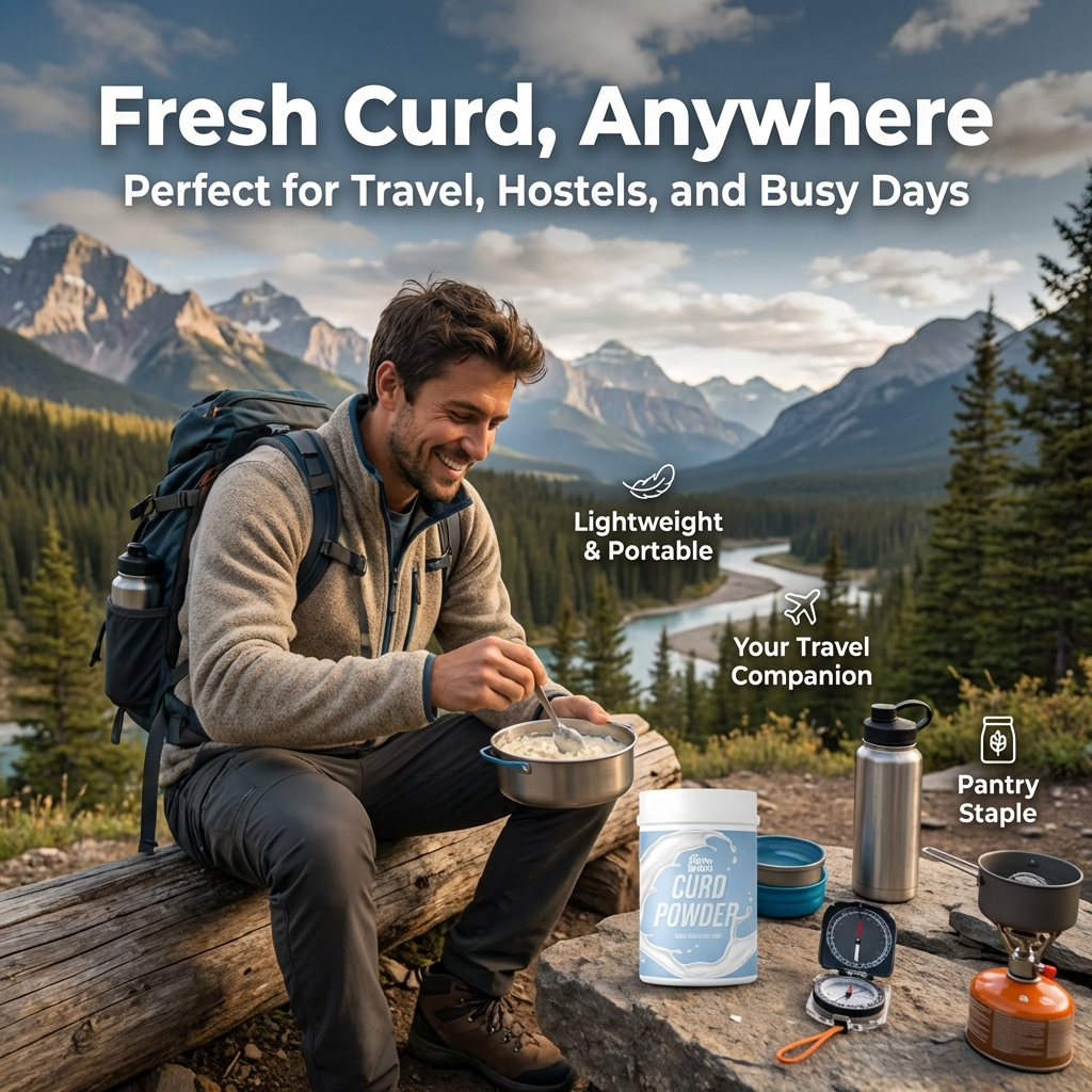 Curd Powder | Natural & Pure Dahi Powder | Ready-to-Make Curd Mix - 200g