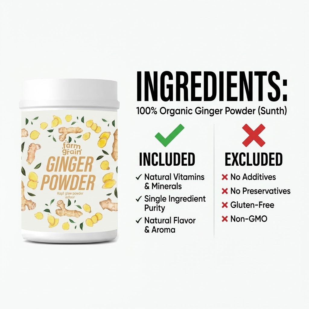 Ginger Powder Spray Dried - 250g for Cooking & Health
