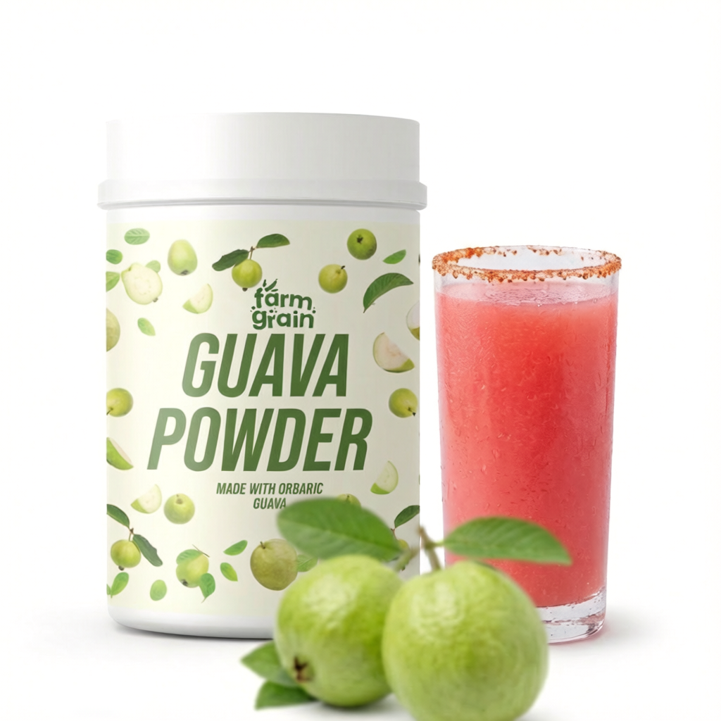 Guava Powder - 250g | For Juices, Moctails, cocktail mix | Spicy gauva Juice | Cake | Milkshake, Immunity Booster Ingredient in beverages