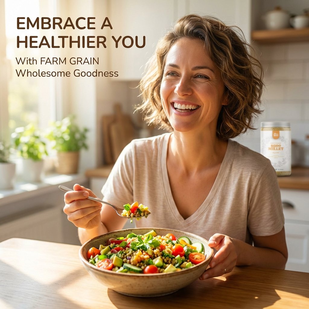 Kodo Millet Unpolished | 100% Natural & Gluten Free | Cooks In 15Mins | Kodri Seeds | High Fiber Minor Millets | Wholegrain | Low Gi - 900g