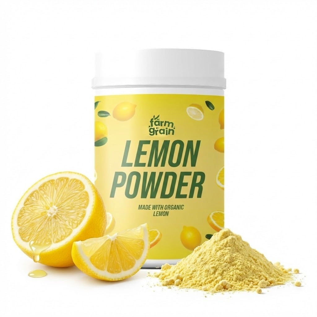 Lemon Powder - 250g | For food | juice | Lemonade | Ingredient in beverages like, Mocktails, cooking, baking, cosmetics | No Artificial colour | No preservatives | No added sugar