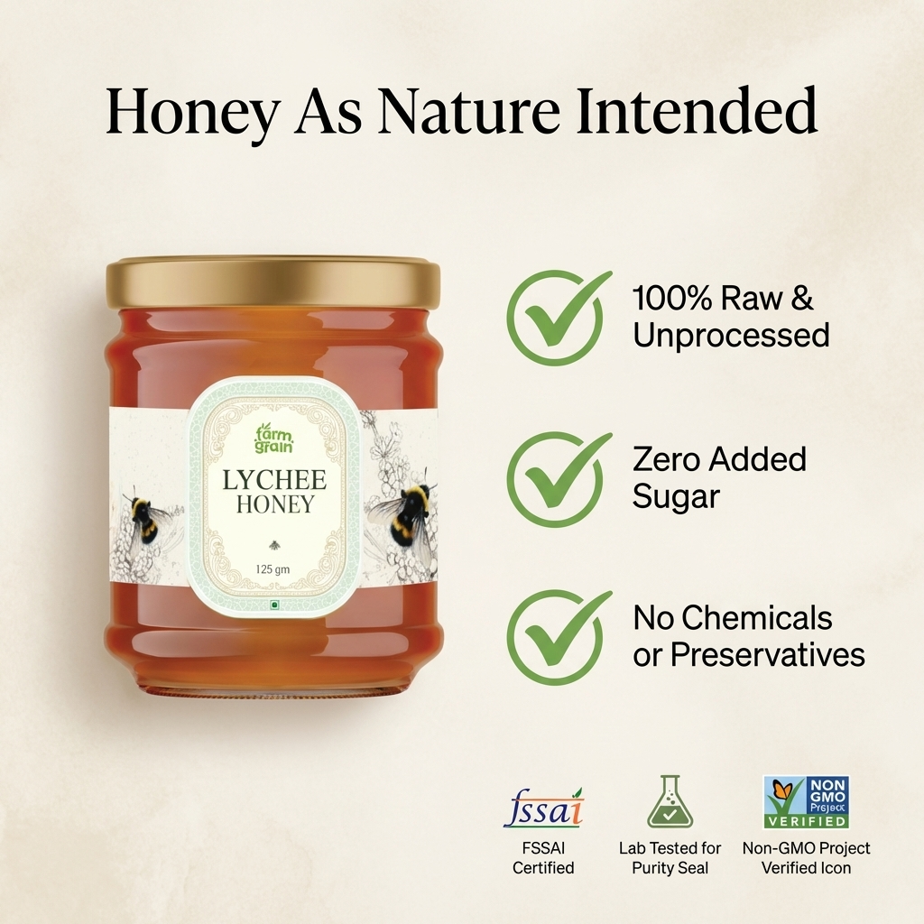 Litchi Honey organic 125g