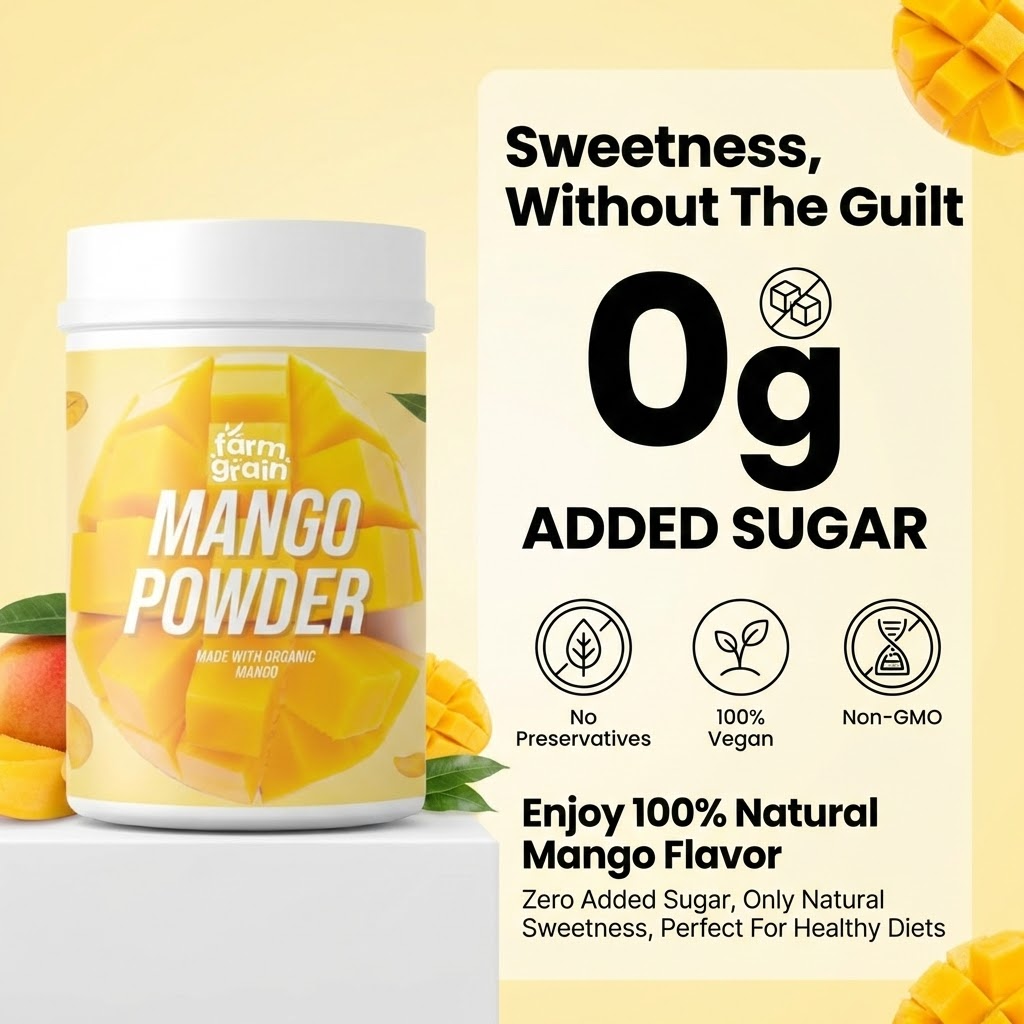 Mango Powder Spray Dried 250g Natural Dried Fruit for Smoothies, Juices