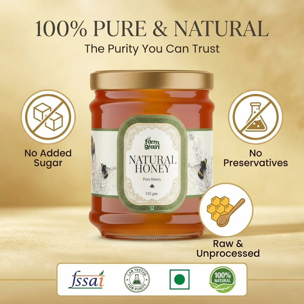 Natural Honey Organic 125gm