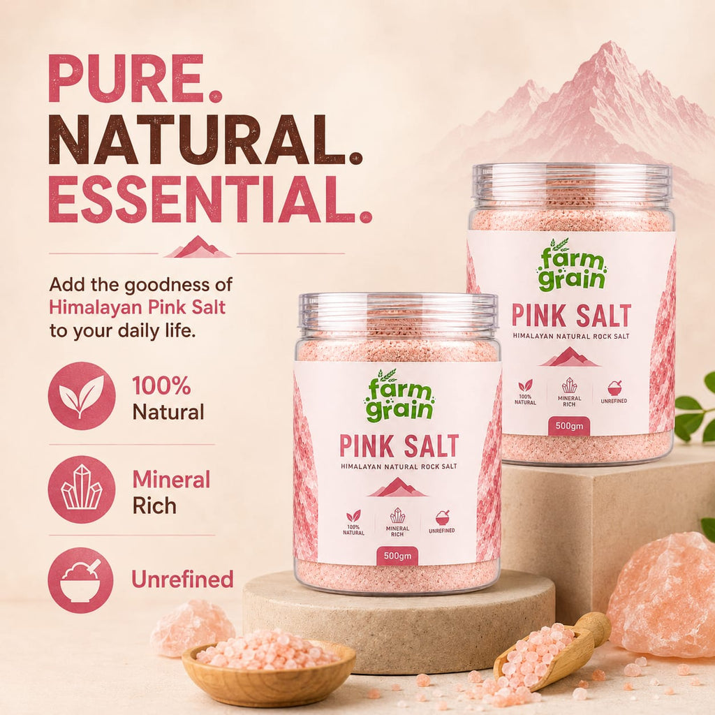 Pink salt(Himalayan salt)500g (2pack)