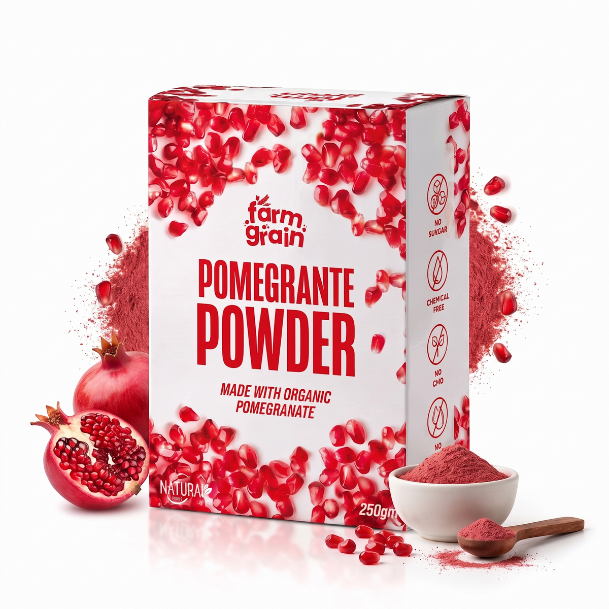 Pomegranate Anar Powder for Drinks & Face Packs 250g