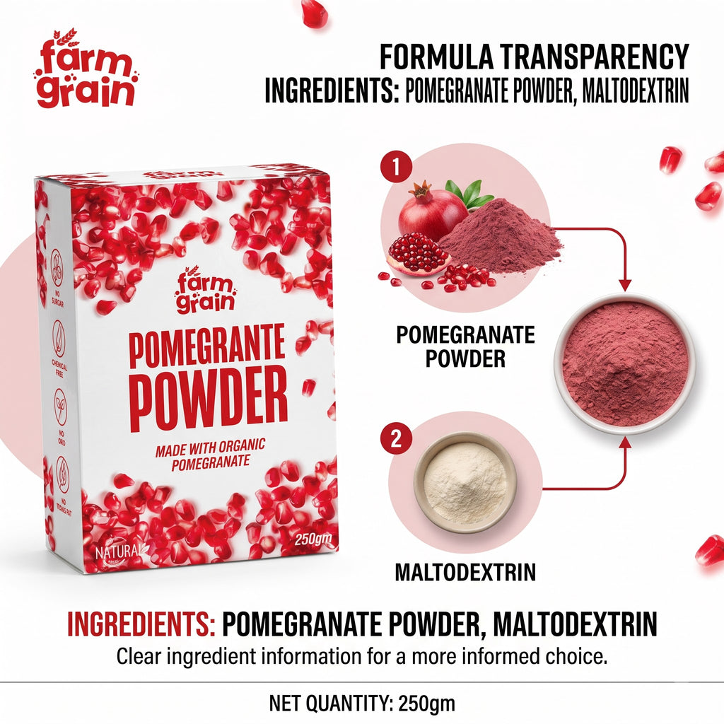 Pomegranate Anar Powder for Drinks & Face Packs 250g