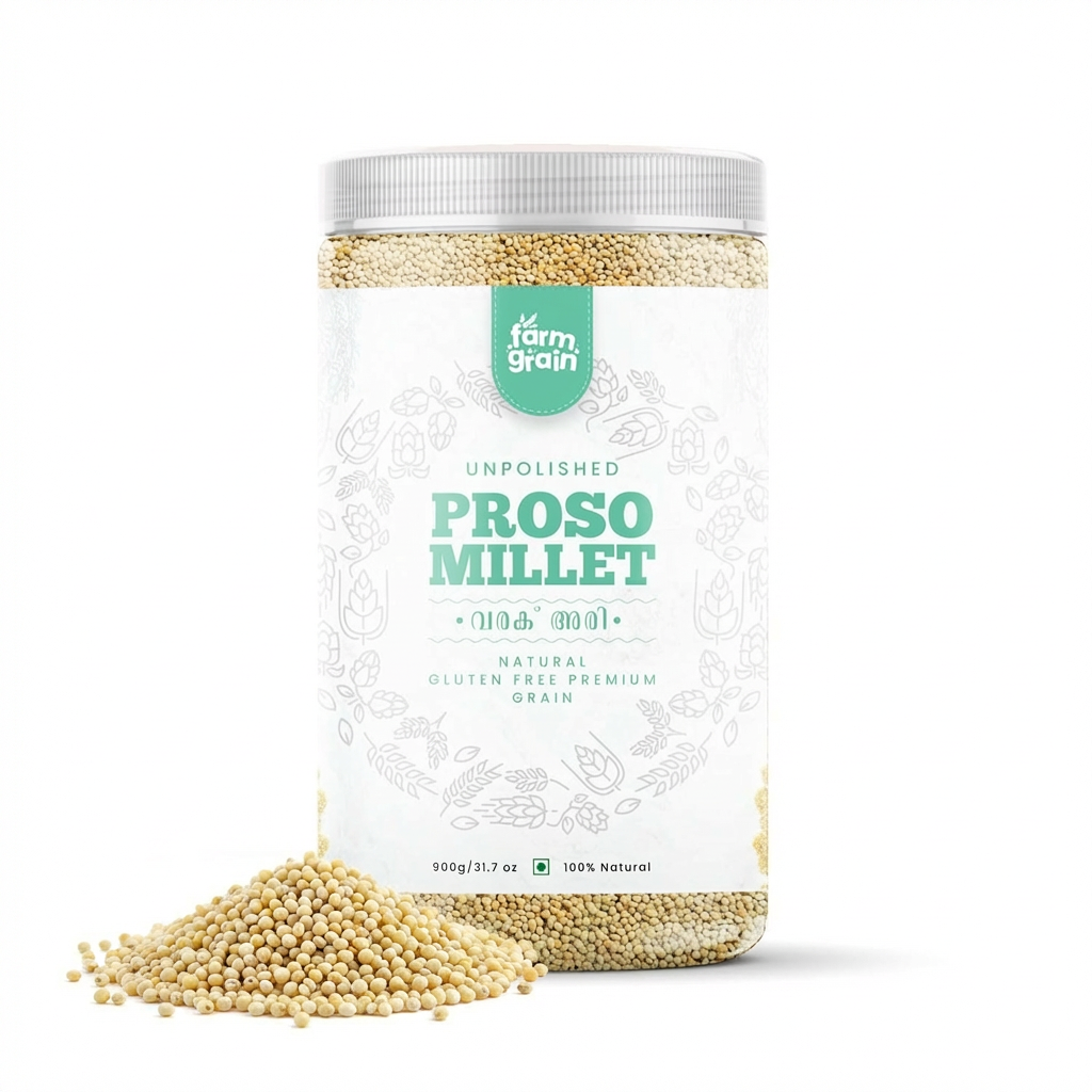 Proso Millet Unpolished | Natural Whole Grains | 900g