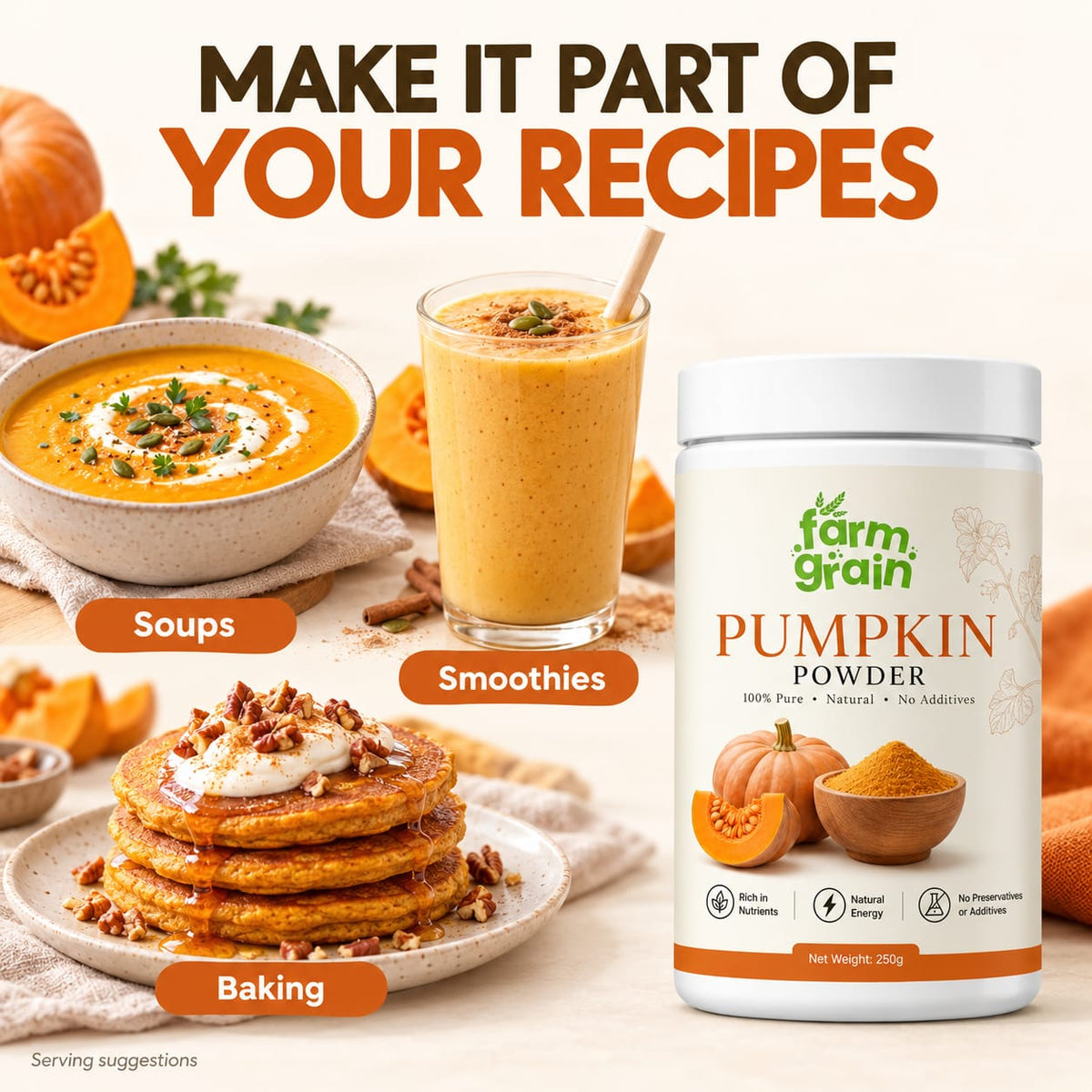 SD Pumpkin Powder 250g