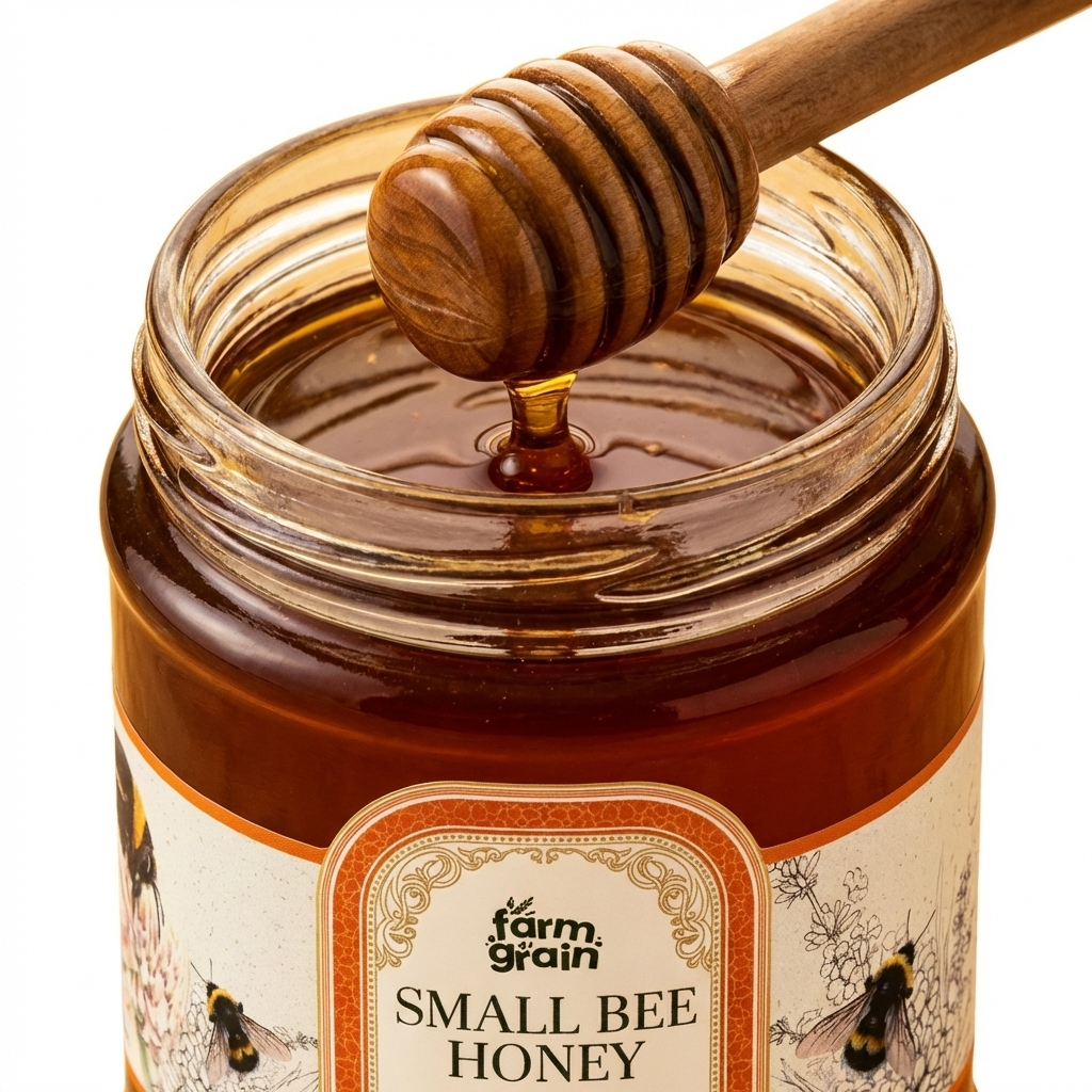 Small bee Honey (string Honey) organic 125g