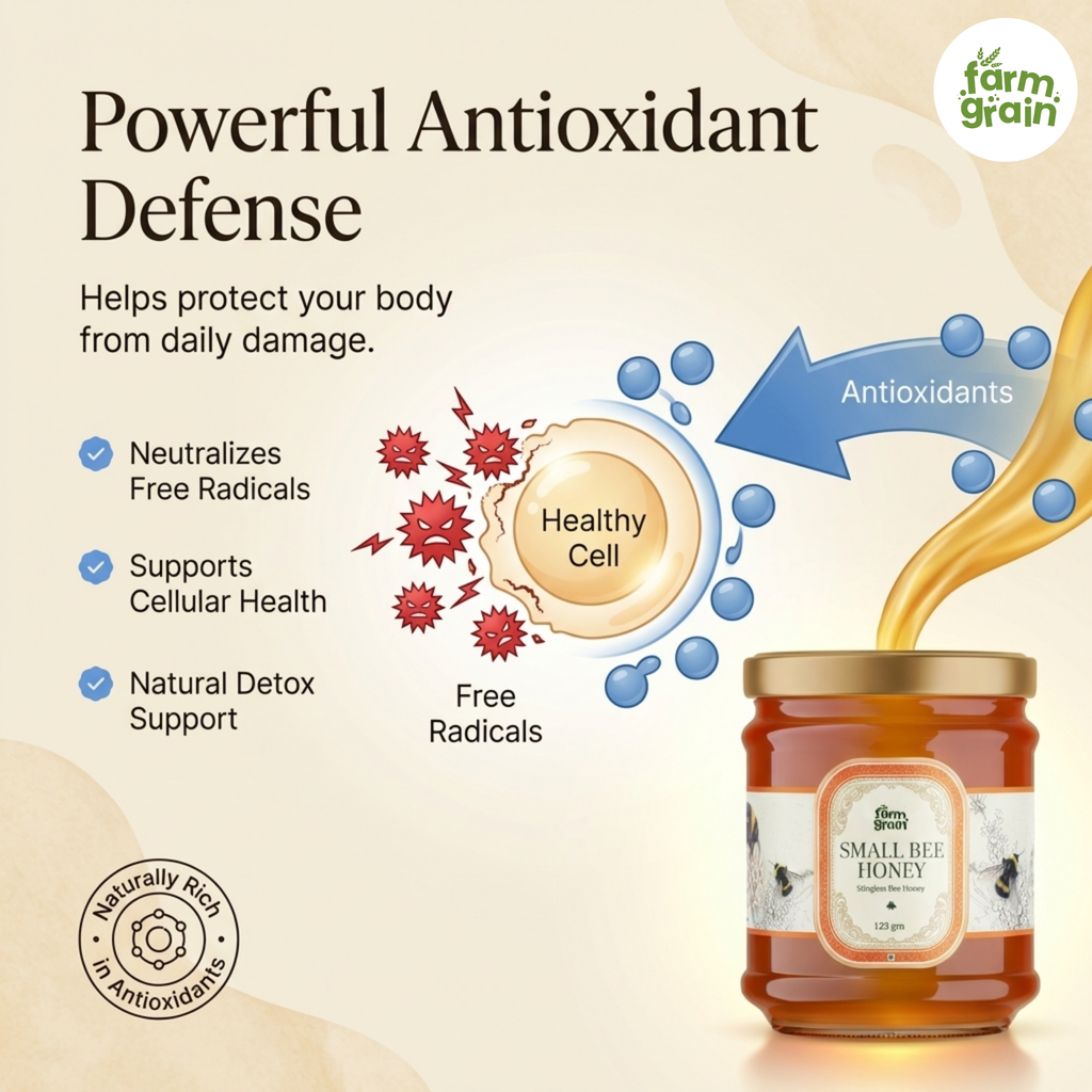 Small bee Honey (string Honey) organic 125g