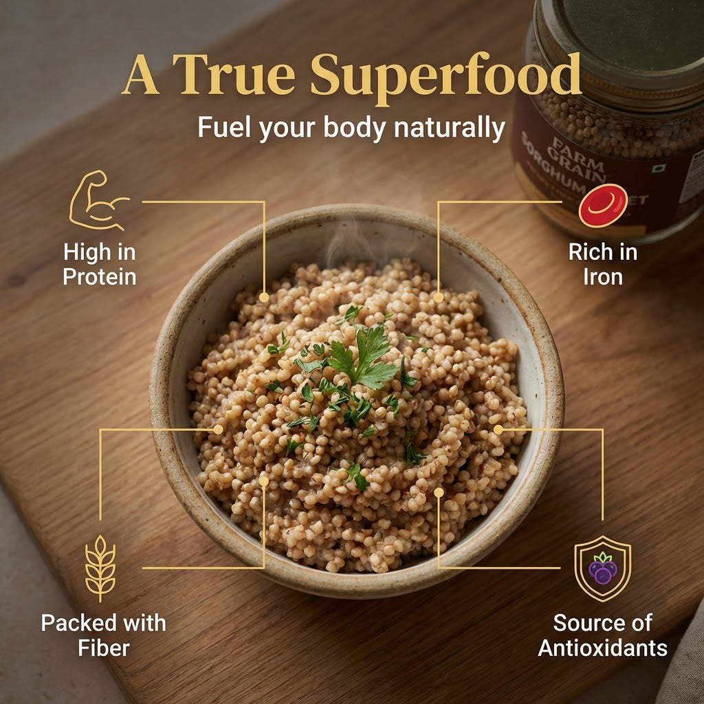 Sorghum Millet | Jowar Millets | Great Millet Bili Jola Jonnalu Cholam Natural grains 900g