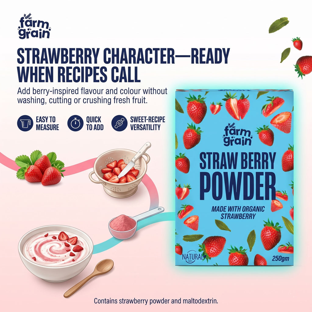 Strawberry Powder Spray Dried 250gm Smoothies, Baking, Skincare
