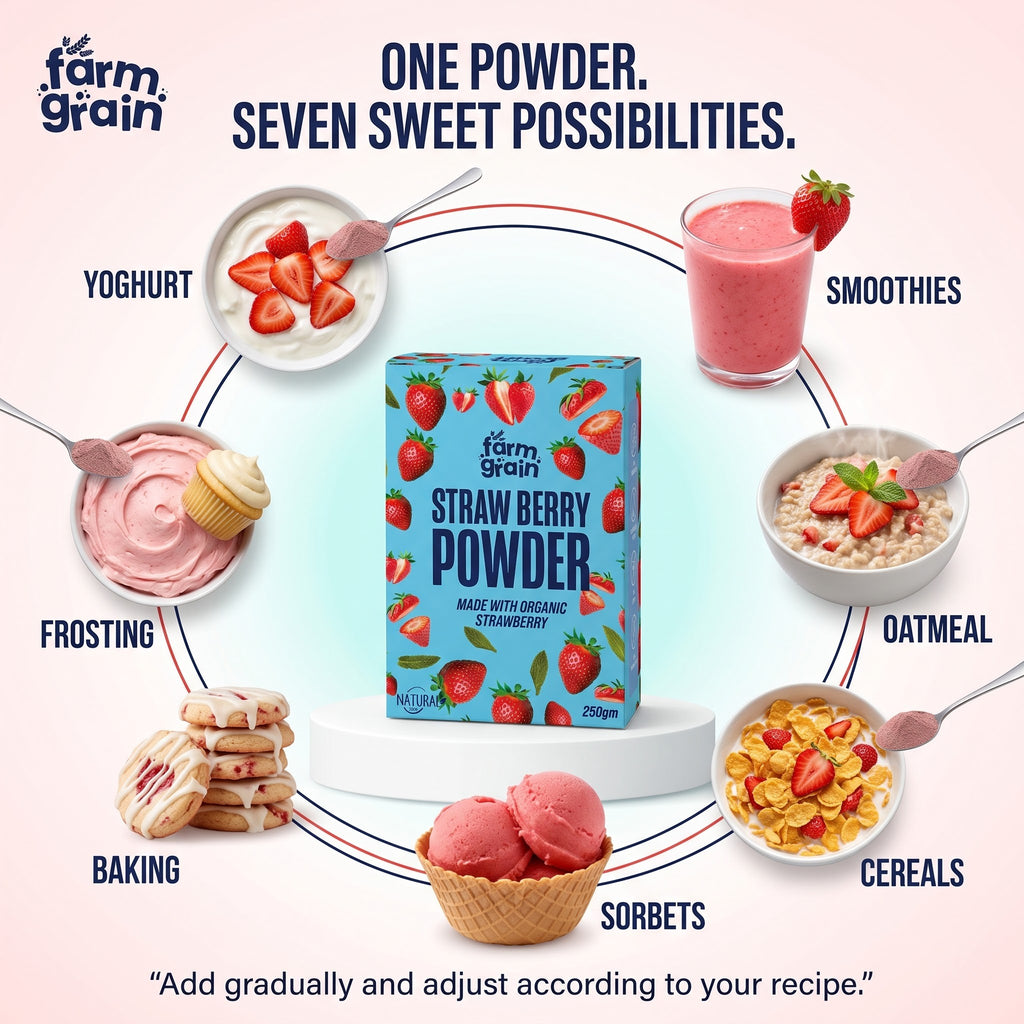 Strawberry Powder Spray Dried 250gm Smoothies, Baking, Skincare
