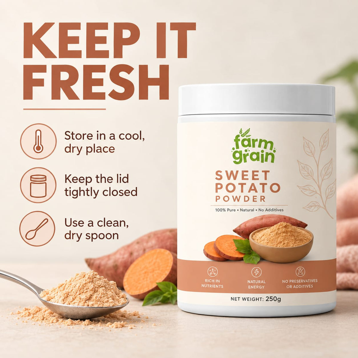 Sweet Potato Powder 250gm