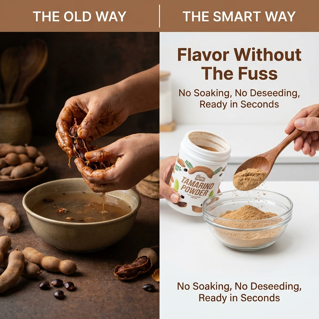 Tamarind Powder | Imali Powder (100% Pure & Natural) 250g
