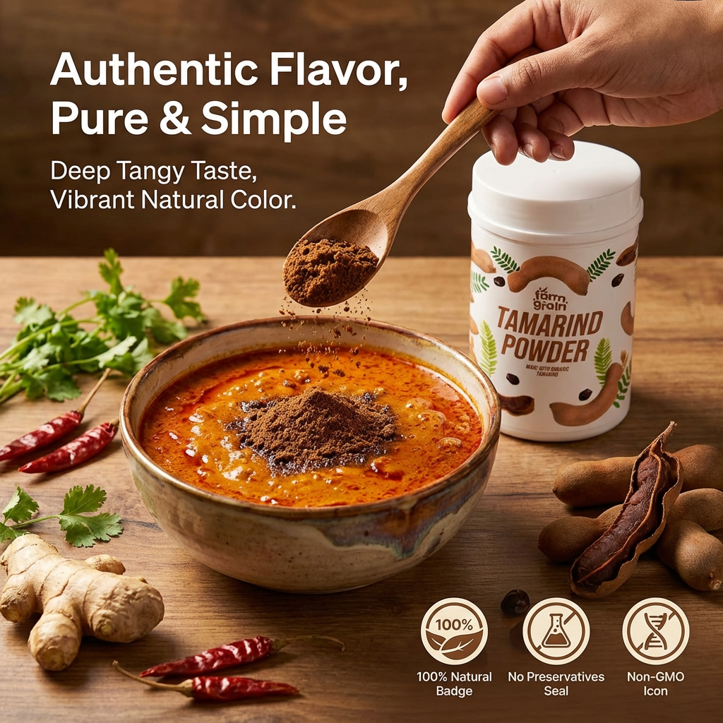 Tamarind Powder | Imali Powder (100% Pure & Natural) 250g