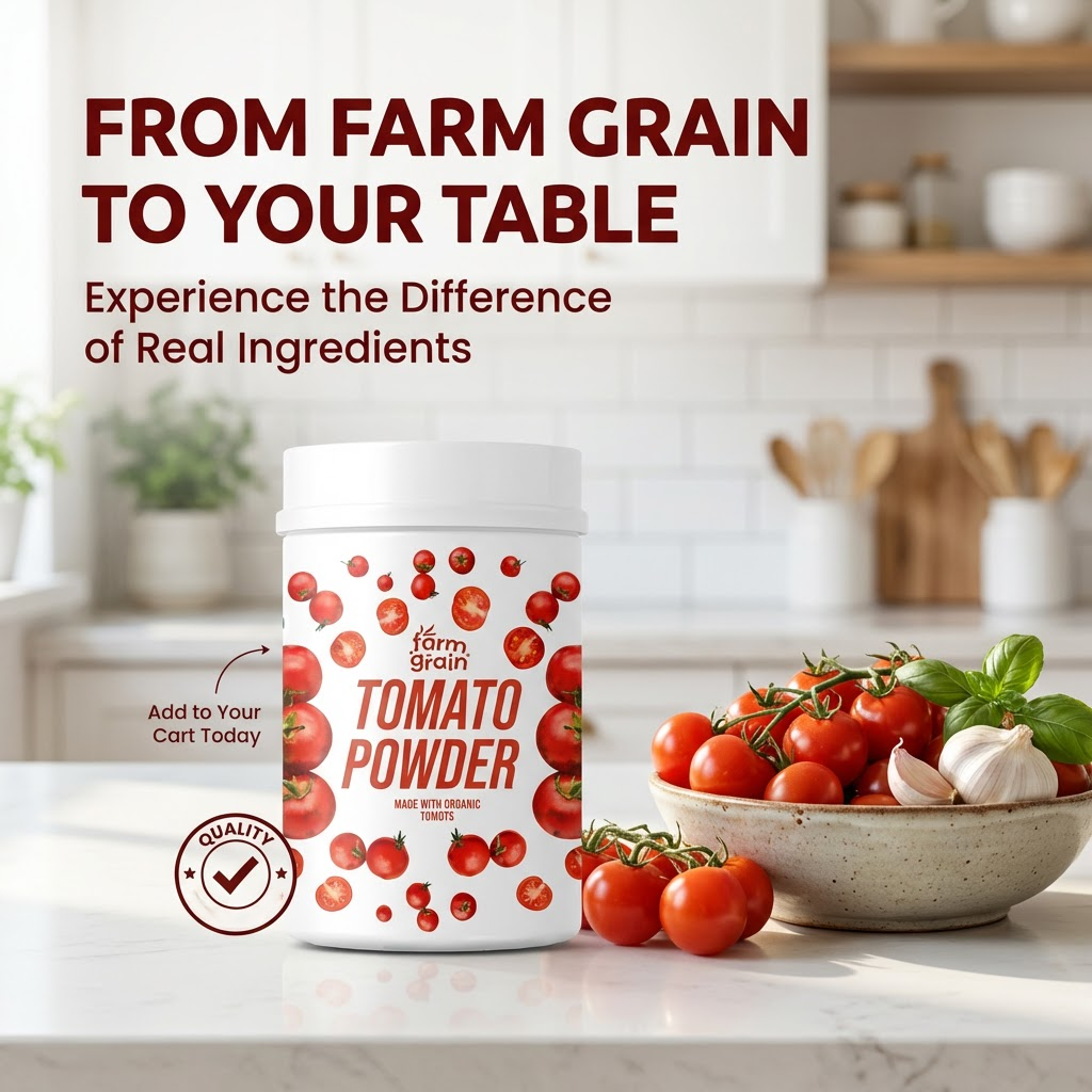 Tomato Powder - 250g | Ready to Use | Robust and Tangy | Seasoning and Cooking | Sun-Ripened | Versatile Use