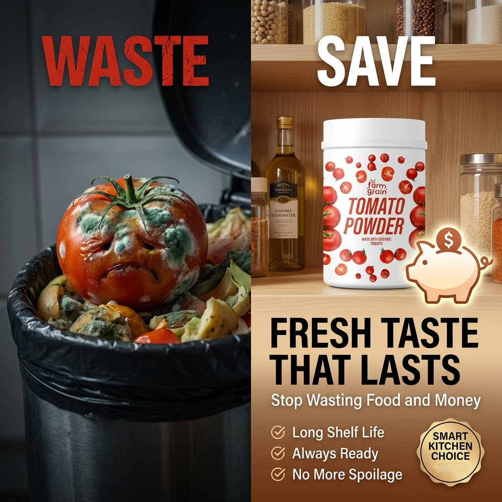 Tomato Powder - 250g | Ready to Use | Robust and Tangy | Seasoning and Cooking | Sun-Ripened | Versatile Use