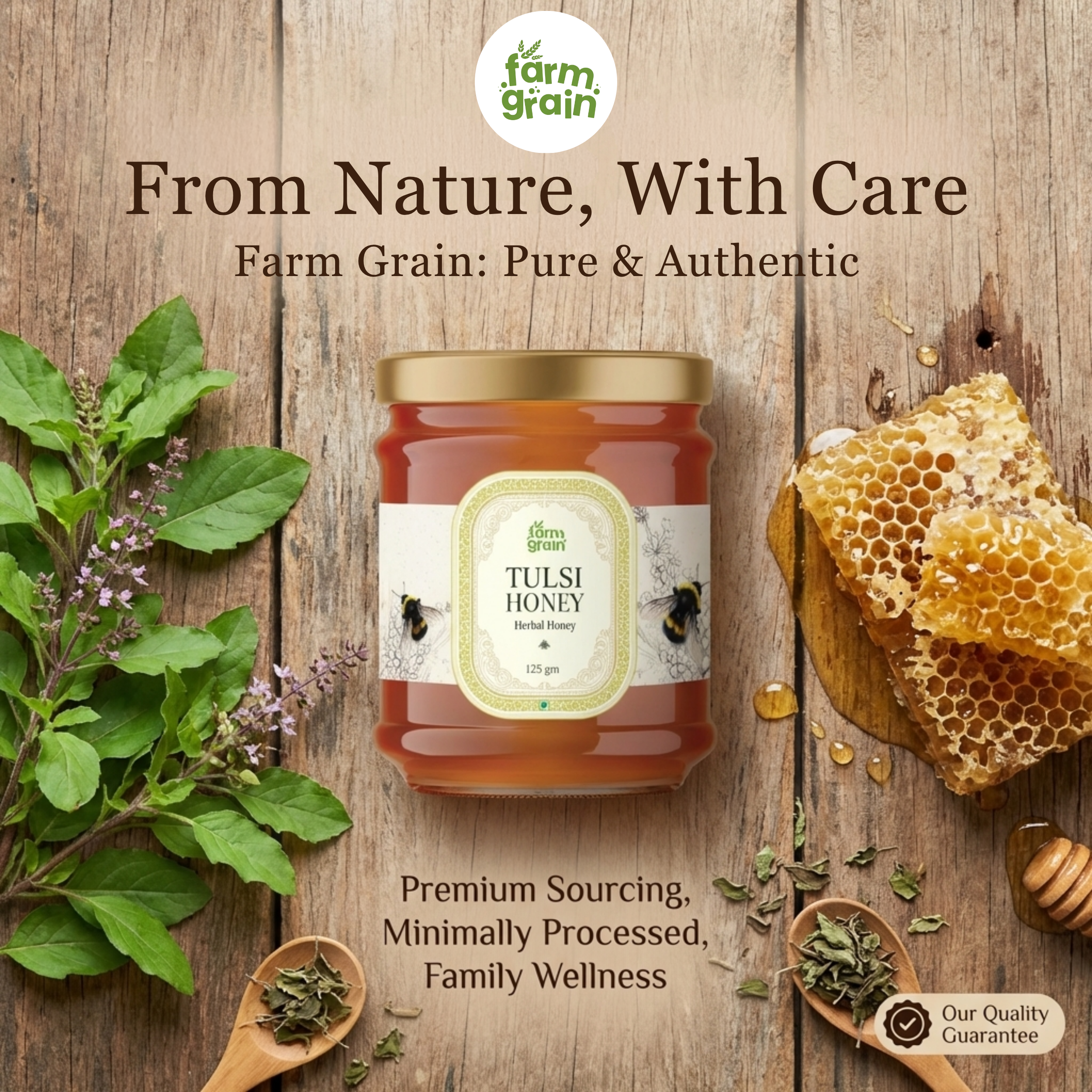 Tulsi Honey organic 125g