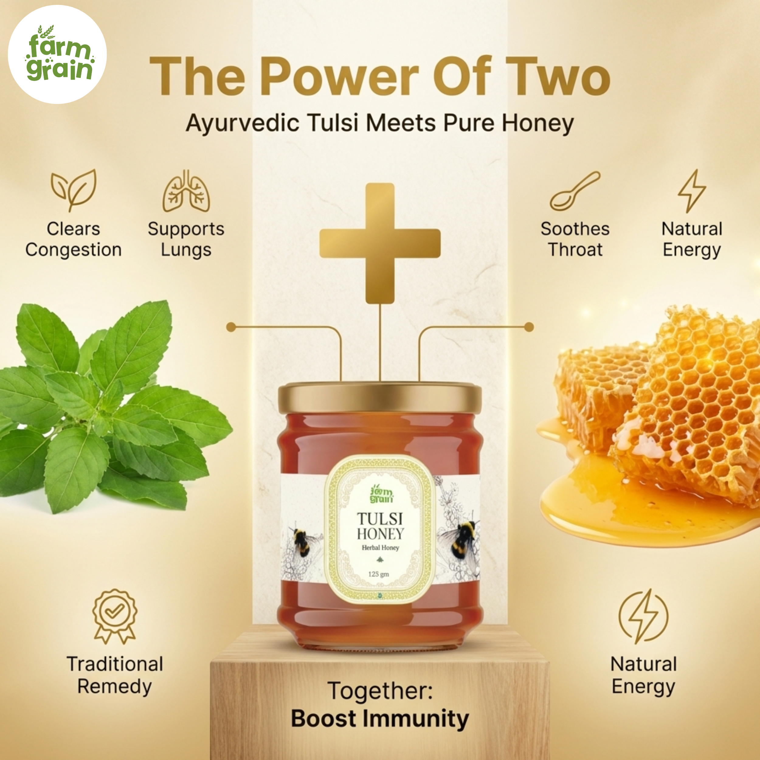 Tulsi Honey organic 125g