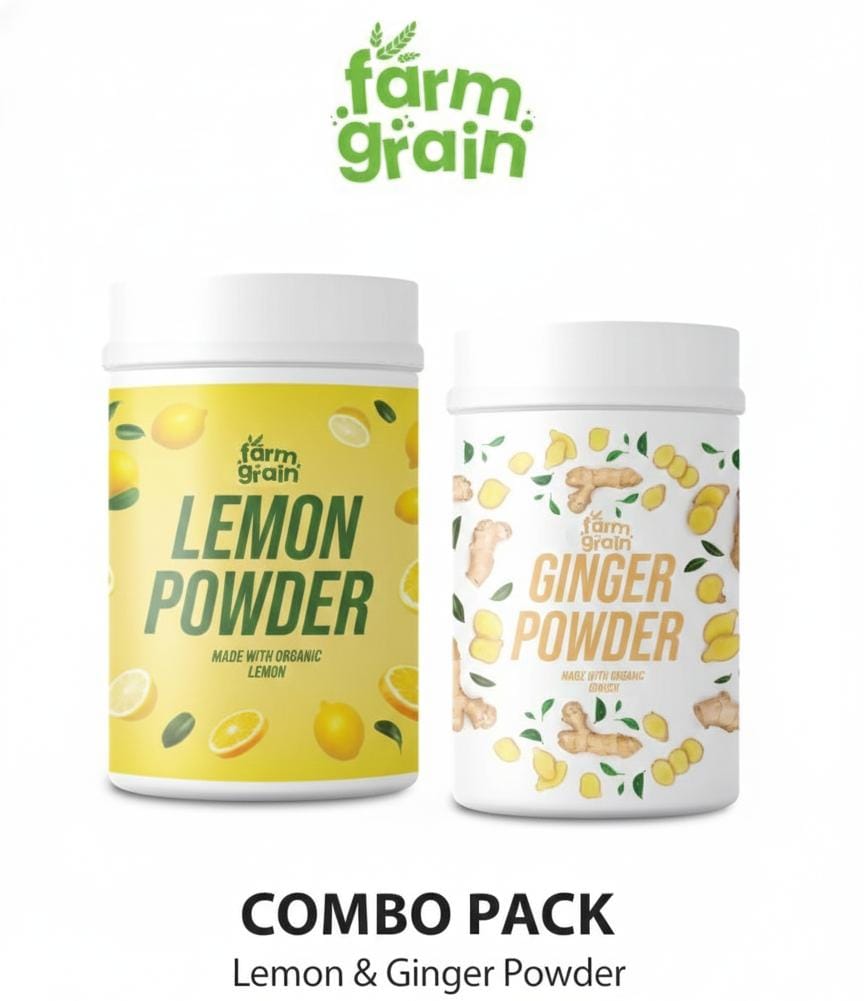 SD Lemon Powder Ginger Powder Combo(250g Pack)