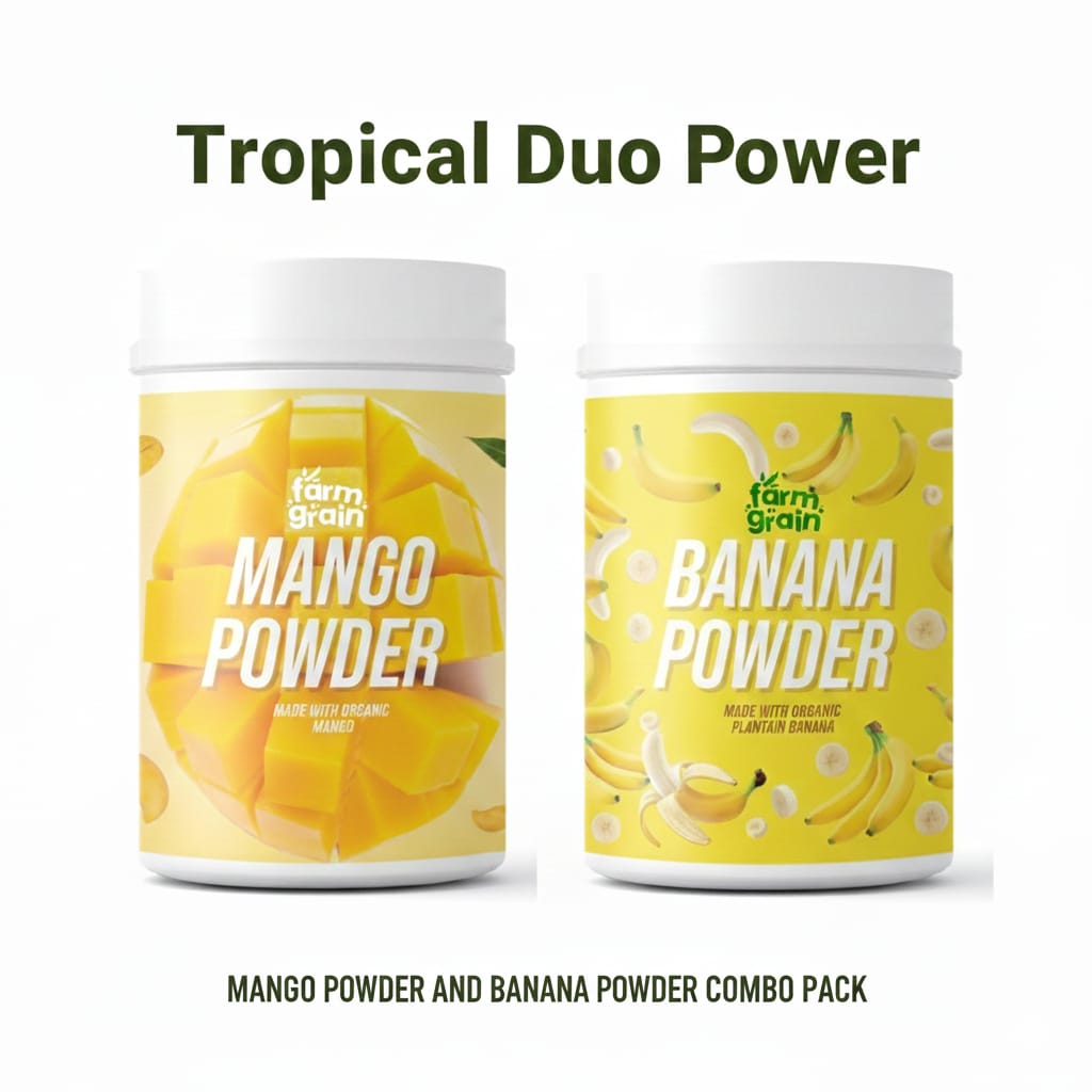 SD Alphonso Mango Banana Powder Combo(250g Pack)